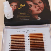 Perfectly Paired Brown Decadence & Holy Ghost glue Heavenly lashes