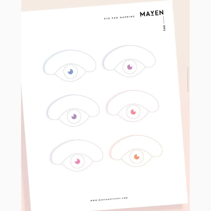 Eye Pad Mapping Practice Chart - No. 004