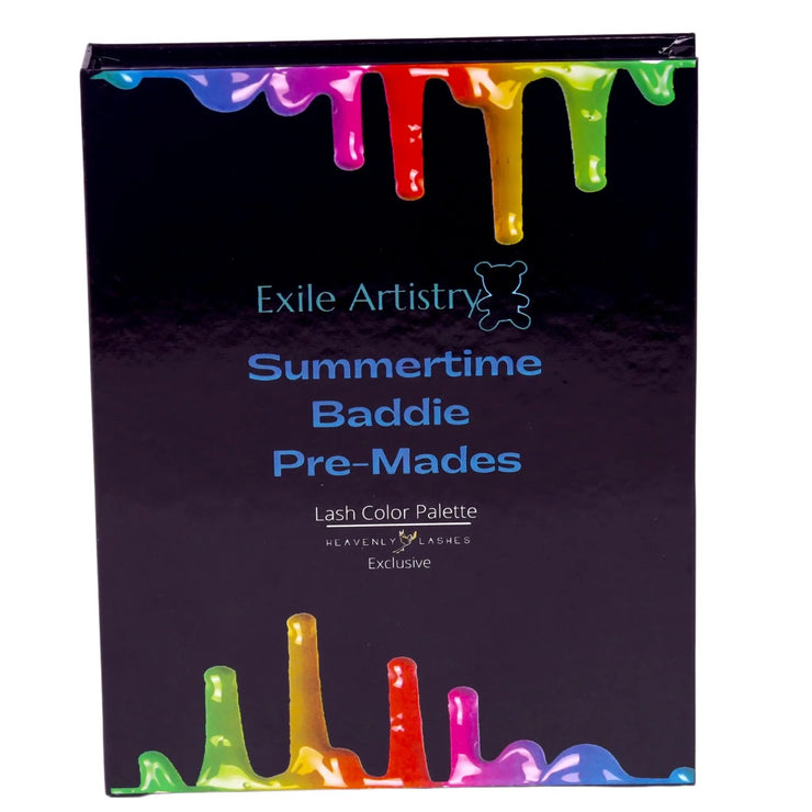 Summertime Baddie Premade Colored Lashes Exile Artistry