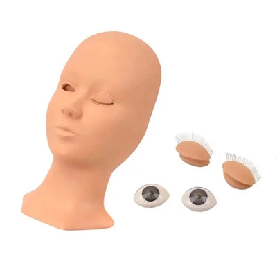 Available now!! Silicone Mannequin with 2 Removable eyelids included Heavenly lashes