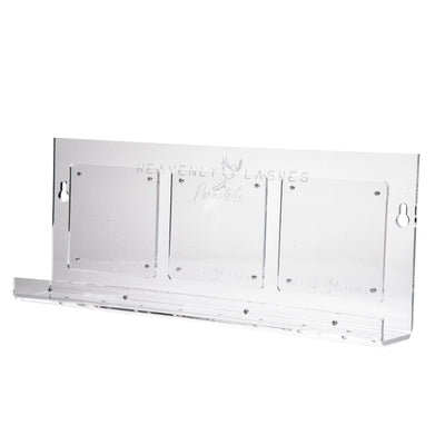 Patented  PARACLETE Wall Mounted Magnetic eyelash extension Shelf "Space saver shelf with Palettes Heavenly lashes