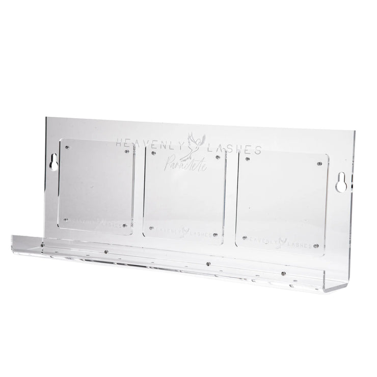 Patented  PARACLETE Wall Mounted Magnetic eyelash extension Shelf "Space saver shelf with Palettes